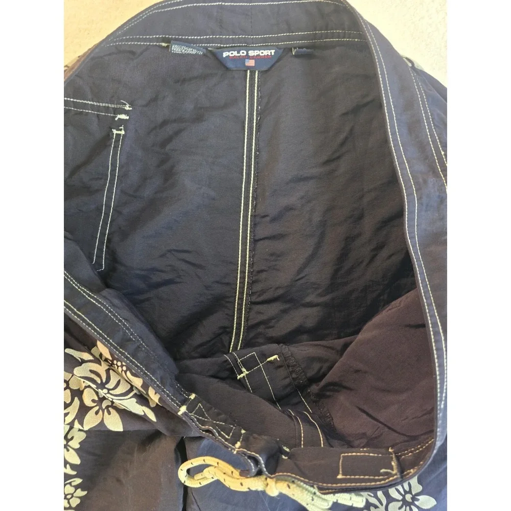 Vintage Ralph Lauren Polo Sport Floral Board Shorts Men's Size 36 Surfwear